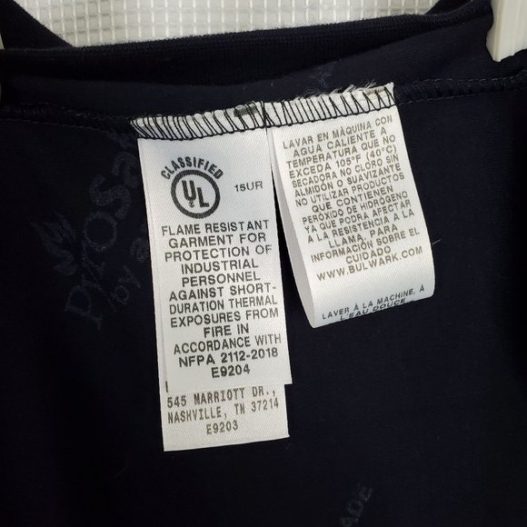 BulwarkFR NWOT Size XXL Shirt Flame Resistant Short Sleeve Protective Blue - Picture 8 of 9